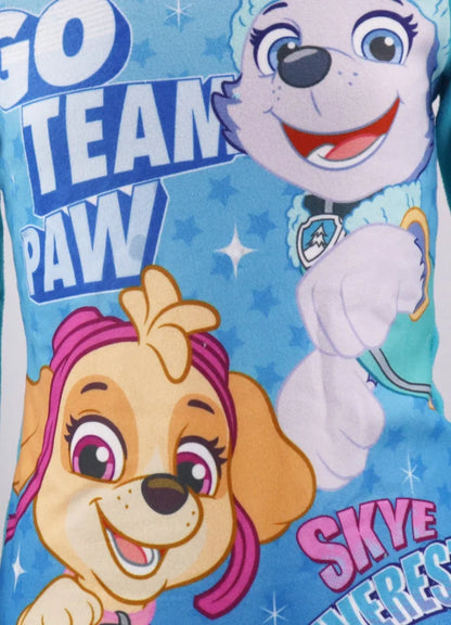 Paw Patrol Mädchen Kinder Fleece Schlafanzug Pyjama lang - WS-Trend.de Nachtwäsche 92 - 128