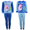 Peppa Wutz George Kinder Fleece Schlafanzug Pyjama lang
