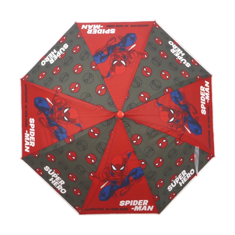 Marvel Spiderman Kinder Regenschirm plus Regenponcho - WS-Trend.de 104-134