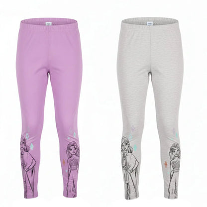 Disney Die Eiskönigin Anna Elsa Kinder Leggings Sporthose - WS-Trend.de 2 Mädchen