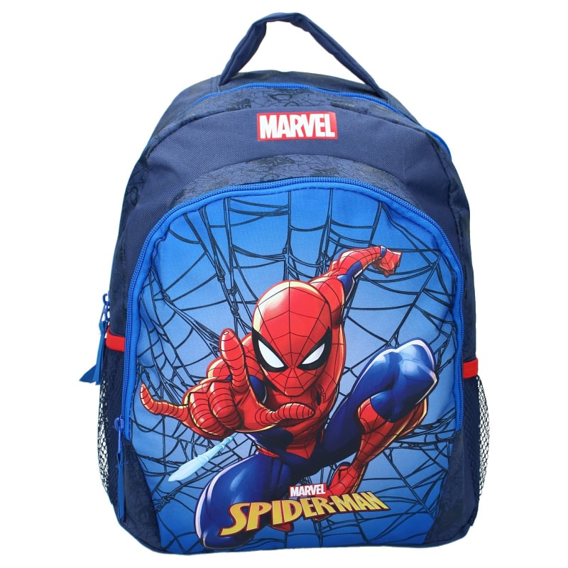 Marvel Spiderman 7 teiliges Schulset Kinder Rucksack Stifte A4 Block Radiergummi - WS-Trend.de