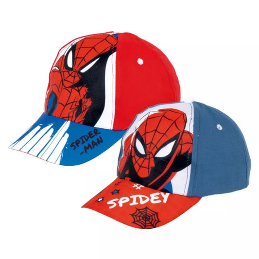 Marvel Spiderman Kinder Basecap - WS-Trend.de Baseball Kappe Mütze Hut Jungen 52/54 Blau Rot