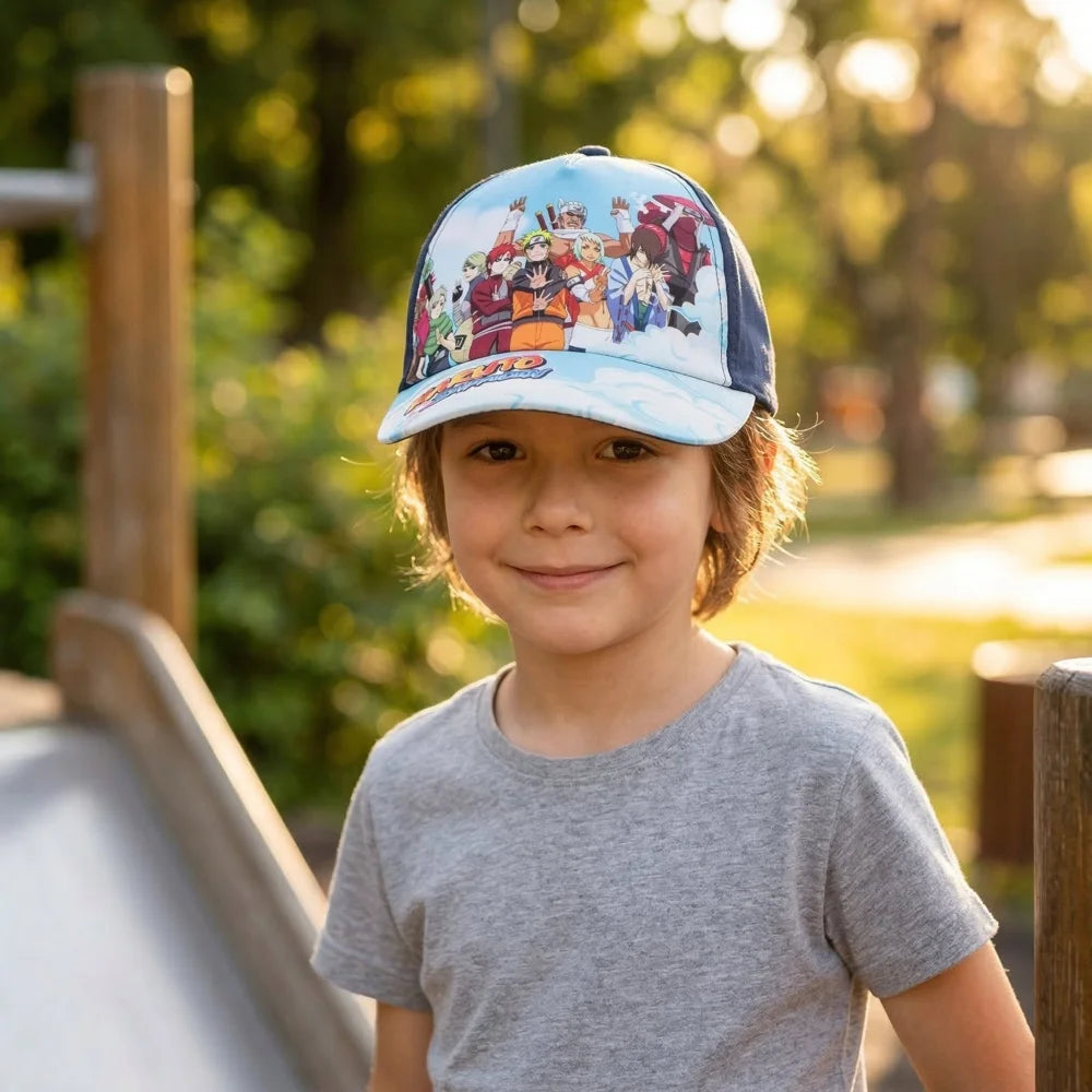 Anime Naruto und seine Freunde Basecap Baseball Kappe Mütze Gr. 55 - WS-Trend.de