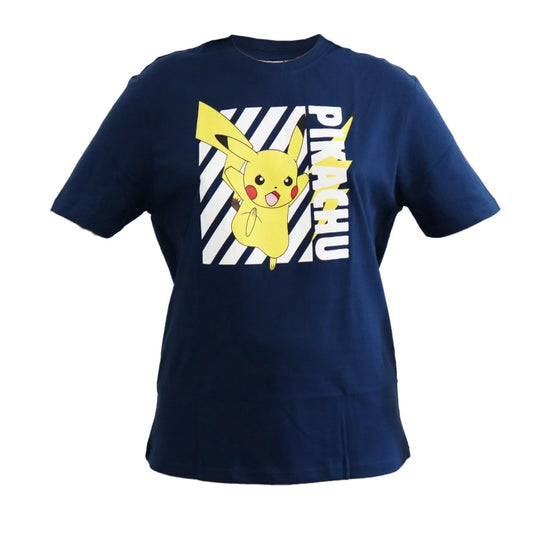 Pokemon Pikachu Herren Kurzarm T-Shirt - WS-Trend.de Shirt Blau XS-XL 100% Baumwolle