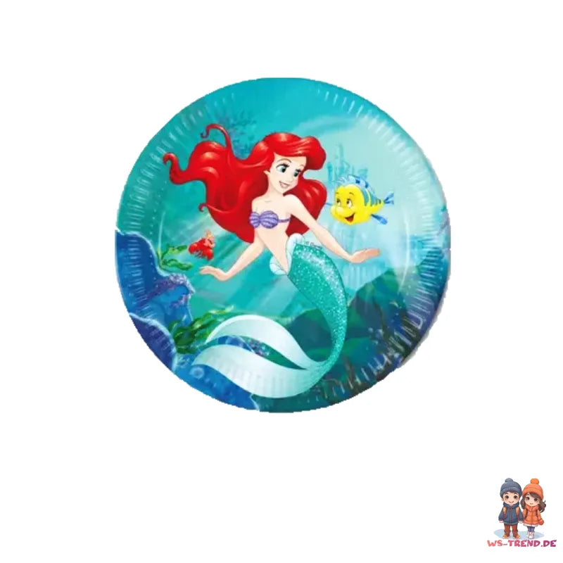 Disney Arielle die Meerjungfrau 36tlg.Geburtstag Deko Set Geschirr Partyset - WS-Trend.de Geburtstag 36 tlg.Geschirr