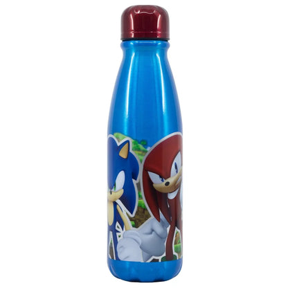 Sonic the Hedgehog 2 tlg. Lunch Set Brotdose mit 3 Kammern XL Alu-Trinkflasche 600 ml - WS-Trend.de
