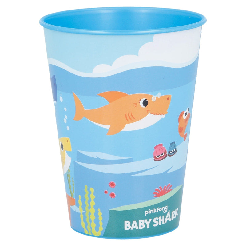 Baby Shark Haie 3 tlg. Set Brotdose mit Kammern Becher und Tasse BPA-frei - WS-Trend.de