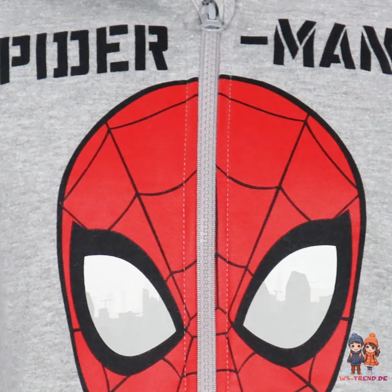 Marvel Spiderman Kinder Jungen Fleece Hoodie Kapuzenpullover Jacke - WS-Trend.de 104-152