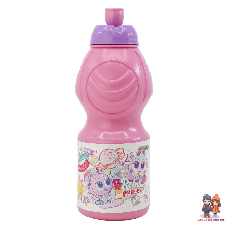 KSIMERITOS Kinder Mädchen 2 tlg Set 3 Kammern Brotdose Trinkflasche 400 ml - WS-Trend.de