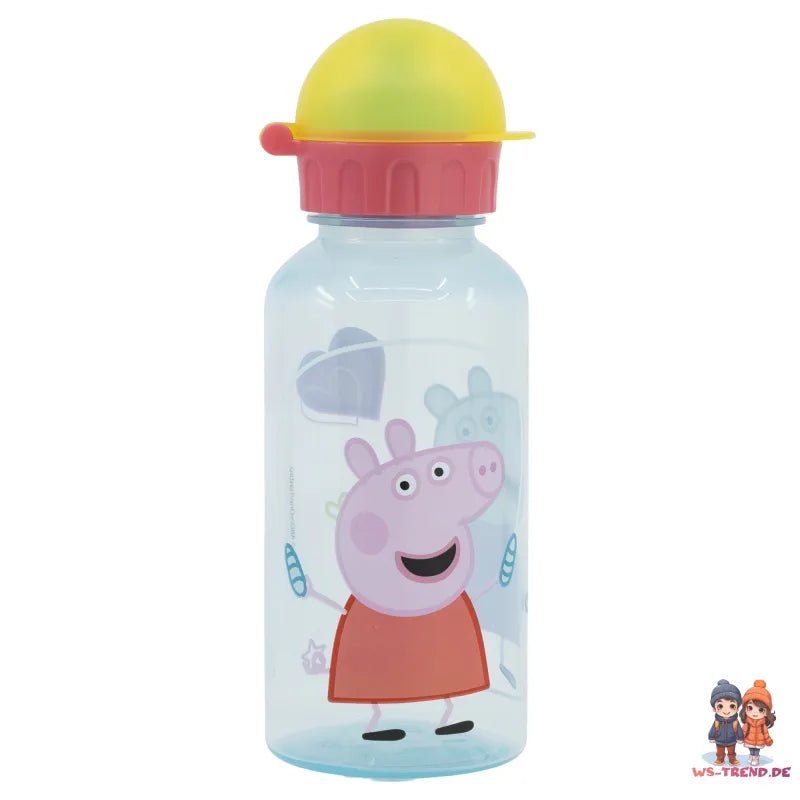 Peppa Wutz Pig 2 teiliges Kinder Set 3 Kammern BrotdoseTrinkflasche 370 ml - WS-Trend.de