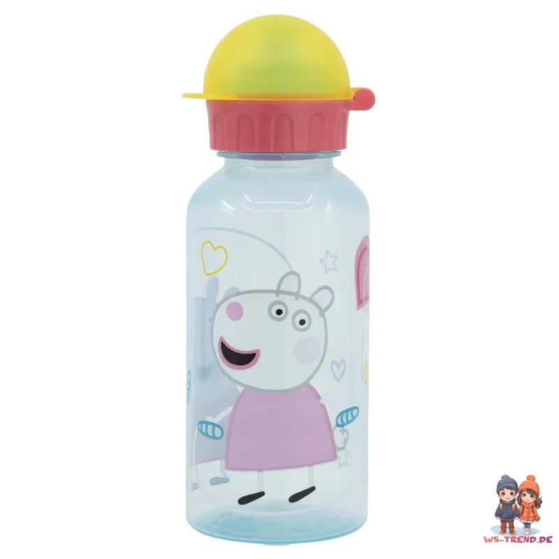 Peppa Wutz Pig 2 teiliges Kinder Set 3 Kammern BrotdoseTrinkflasche 370 ml - WS-Trend.de
