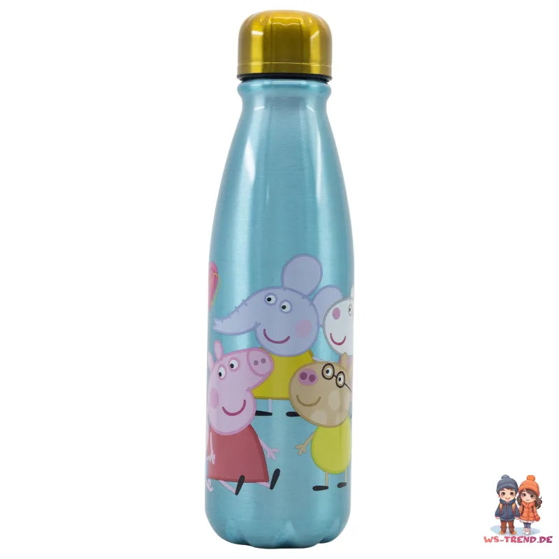 Peppa Wutz George Kinder Aluminium Trinkflasche Wasserflasche Flasche 600 ml - WS-Trend.de