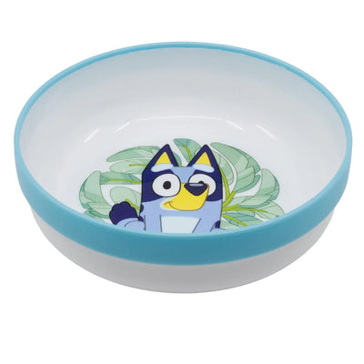 Bluey und Bingo Kinder Geschirr-Set 3 teilig Becher Teller Schüssel antirutsch - Ansicht 2