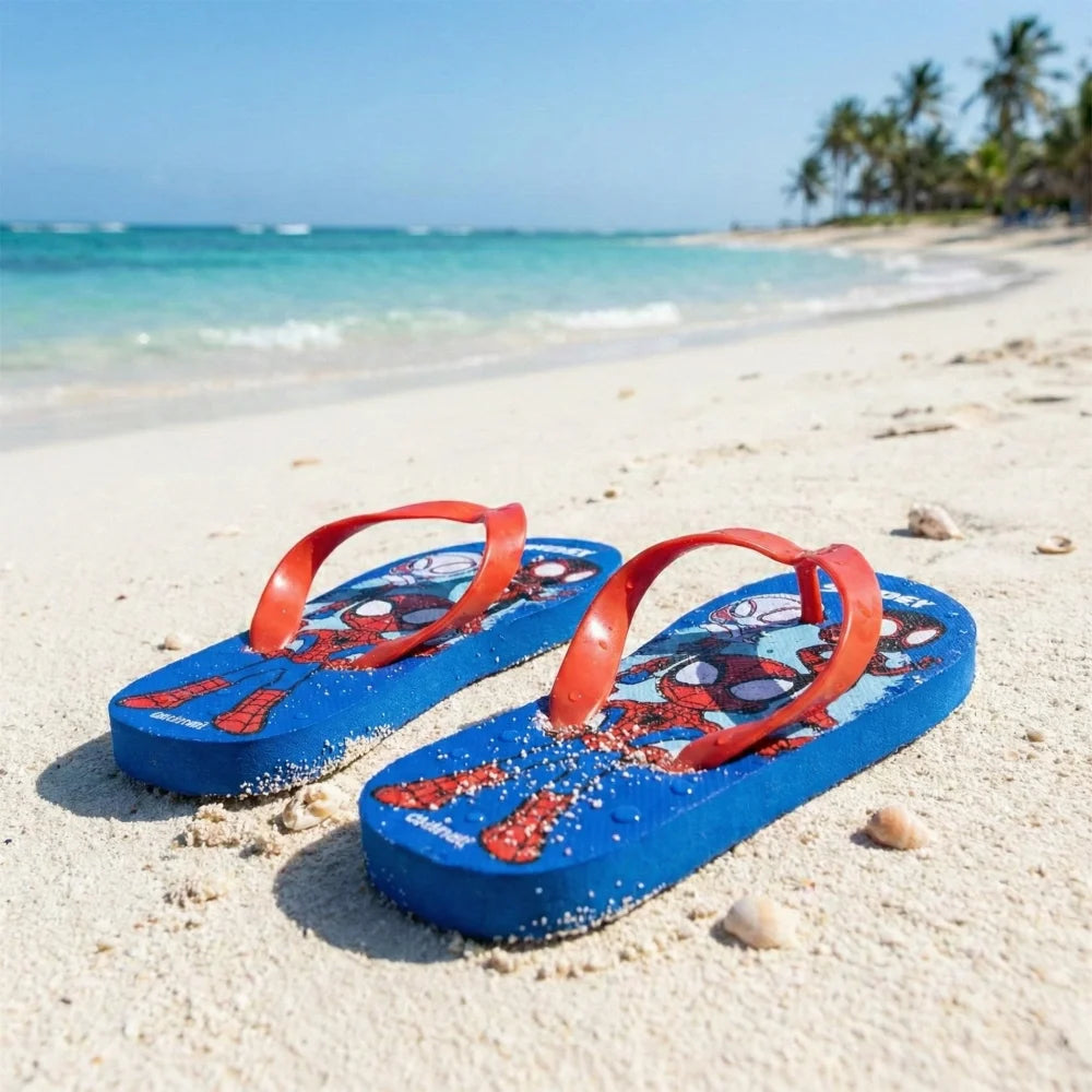 Marvel Spidey Gwen Kinder Flip Flops Zehentrenner Sandalen Latschen - WS-Trend.de Gr. 24-29