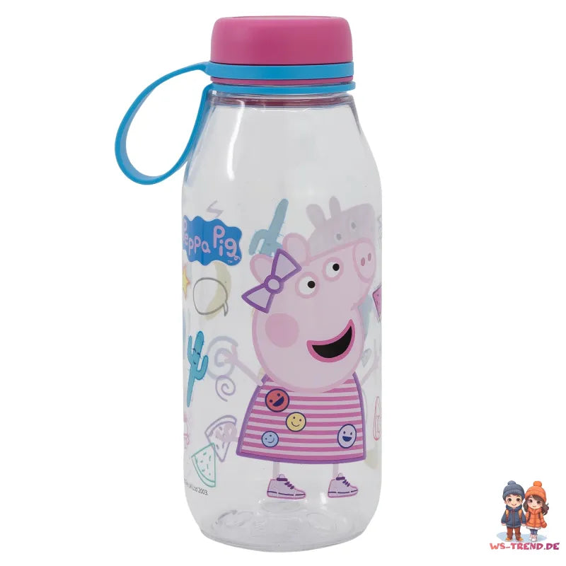 Peppa Pig Wutz George Sportflasche Wasserflasche Trinkflasche Flasche 460 ml - WS-Trend.de