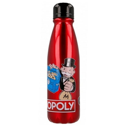 Monopoly 2-er Set Aluminium Wasserflasche Trinkflasche Flasche 600 ml - WS-Trend.de