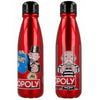 Monopoly 2-er Set Aluminium Wasserflasche Trinkflasche Flasche 600 ml