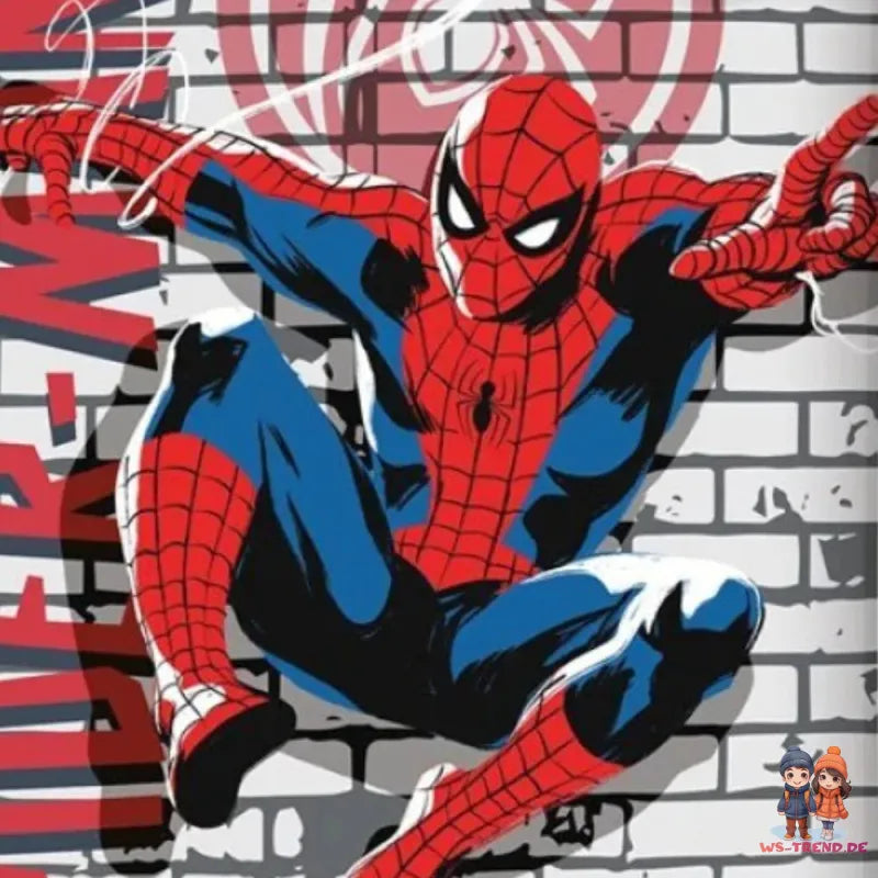 Marvel Spiderman Kinder Bettwäsche 2tlg. Set 135-140x200 65x65 cm - WS-Trend.de