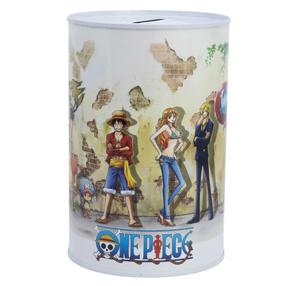 One Piece Anime Monkey D. Ruffy XL Spardose Sparschwein aus Weißblech 1000 ml - WS-Trend.de