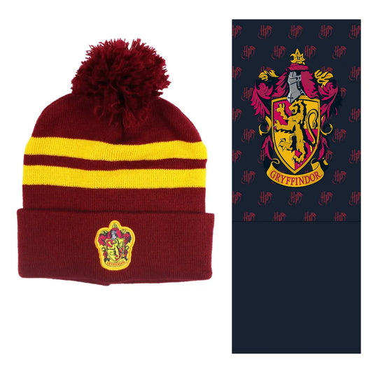 Harry Potter Gryffindor Kinder Jugend Winter Set Mütze plus Schaal - WS-Trend.de