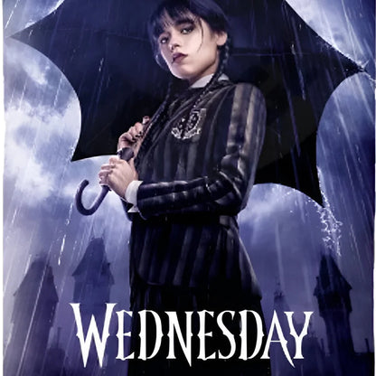 Netflix Wednesday Mikrofaser Bettwäsche Set 135/140x200 70x90 cm - WS-Trend.de