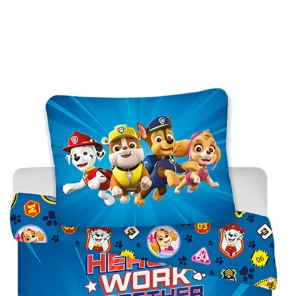 Paw Patrol Chase Skye Kinder Bettwäsche 2tlg. Set 135-140x200 65x65 cm - WS-Trend.de