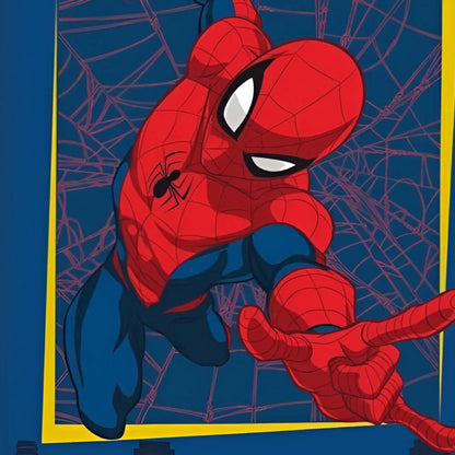 Marvel Spider-Man Jungen Flanell Bettwäsche Set 135-140x200 65x65 cm Baumwolle - WS-Trend.de