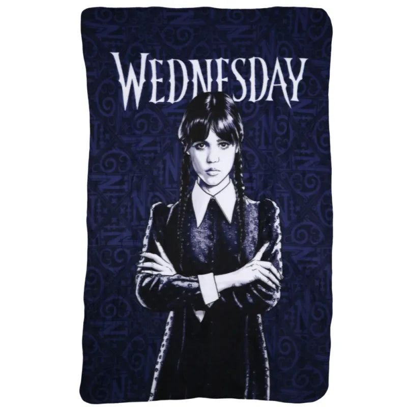 Wednesday Polar Fleecedecke leichte Kuscheldecke 100x150 cm - WS-Trend.de