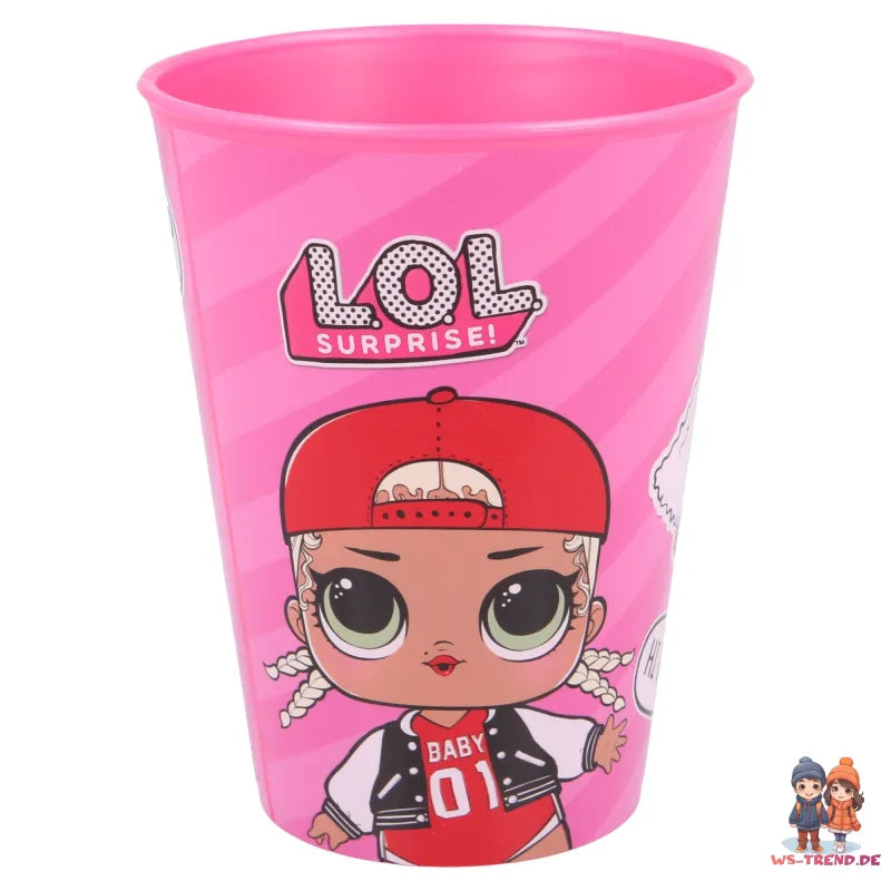 LOL Surprise 2 teiliges Lunch Set - Brotdose 3 Kammern Trinkbecher - WS-Trend.de