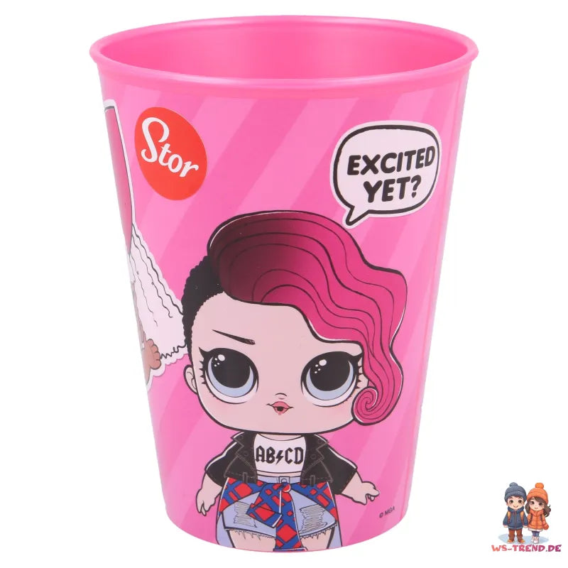 LOL Surprise 2 teiliges Lunch Set - Brotdose 3 Kammern Trinkbecher - WS-Trend.de