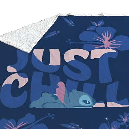 Disney Lilo und Stitch Coral Decke warme Kuscheldecke 130x170 cm - WS-Trend.de