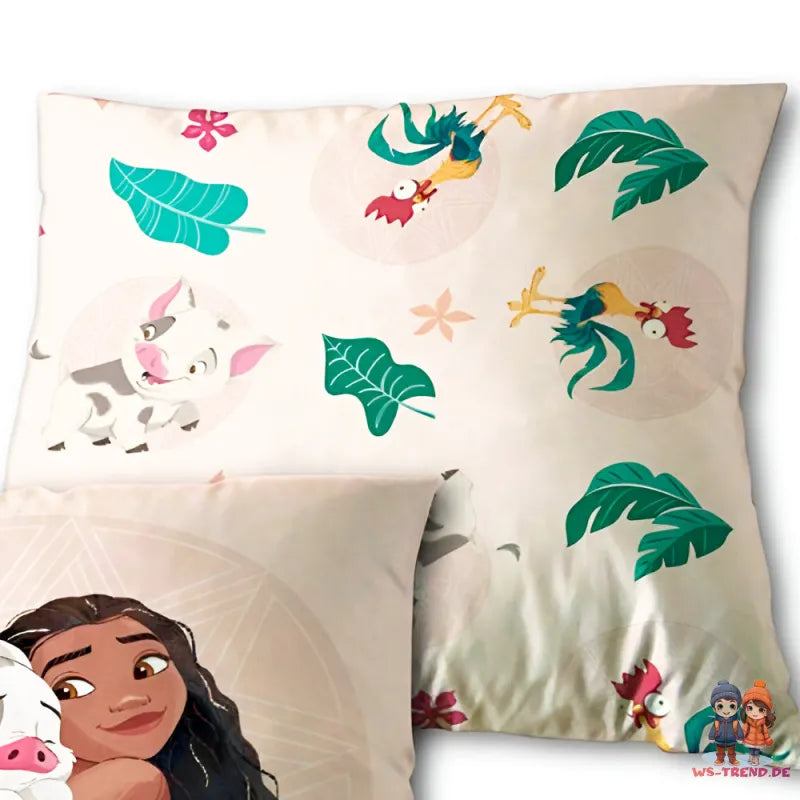 Disney Vaiana 2 Kissen Dekokissen Cushion 40x40x7 cm - WS-Trend.de