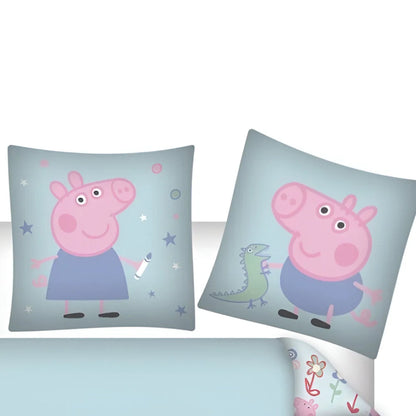 Peppa Wutz Kinder Bettwäsche Mikrofaser 2tlg Set 135/140x200 63x63 cm - WS-Trend.de Bezug