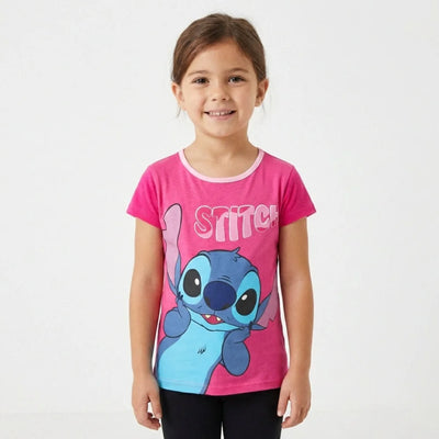 Disney Lilo und Stitch Mädchen Kinder kurzarm T-Shirt - Ansicht 2