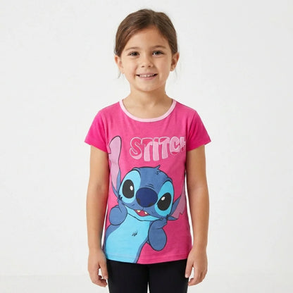 Disney Lilo und Stitch Mädchen Kinder kurzarm T-Shirt - WS-Trend.de