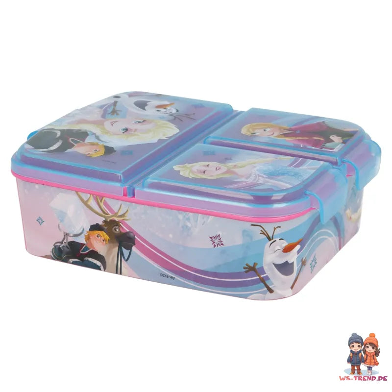 Disney Die Eiskönigin Anna Elsa 4 tlg Kinder Lunch Set Brotdose Alu-Trinkflasche - WS-Trend.de