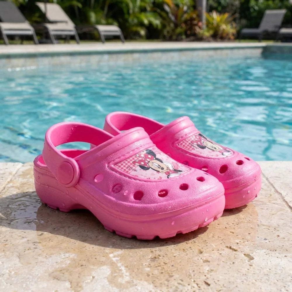 Disney Minnie Maus Kinder Clogs Sandalen Badeschuhe in Rosa - WS-Trend.de