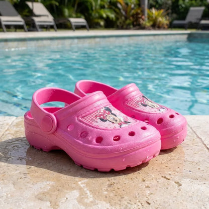 Disney Minnie Maus Kinder Clogs Sandalen Badeschuhe in Rosa - WS-Trend.de