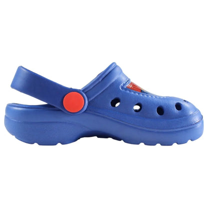 Spider-Man Kinder Jungen Clogs Badeschuhe Gr. 22 bis 33 Blau - WS-Trend.de