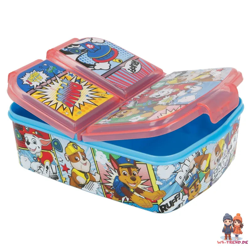 Paw Patrol Chase Marshall Rubble 2 tlg Kinder Set Brotdose Alu-Trinkflasche - WS-Trend.de