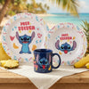 Disney Stitch Children's Dinnerware Set 3 Piece Mug Plate Bowl Breakfast Set