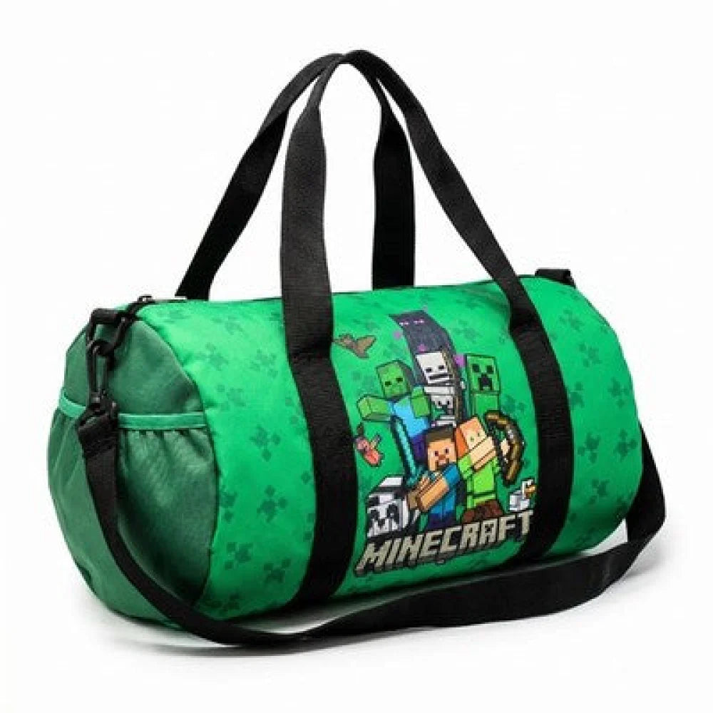 Minecraft Creeper Jungen Sporttasche Tasche Trainigstasche 38x22x18 cm - WS-Trend.de