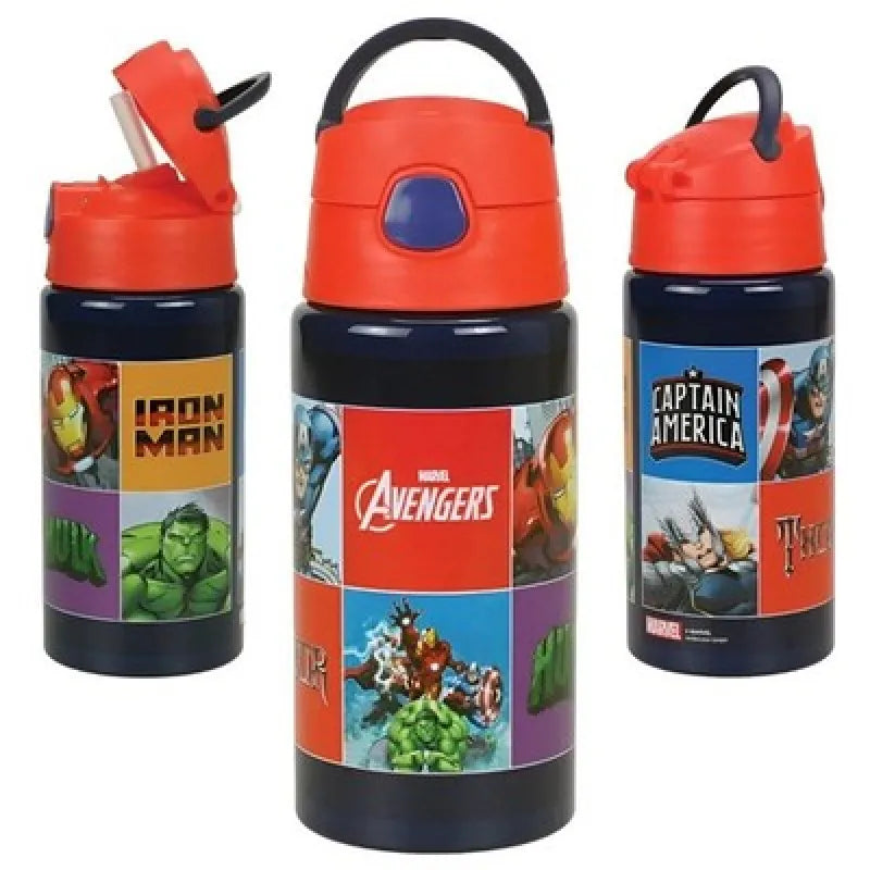 Marvel Avengers Kinder Alu Wasserflasche Trinkflasche Flasche 500 ml - WS-Trend.de