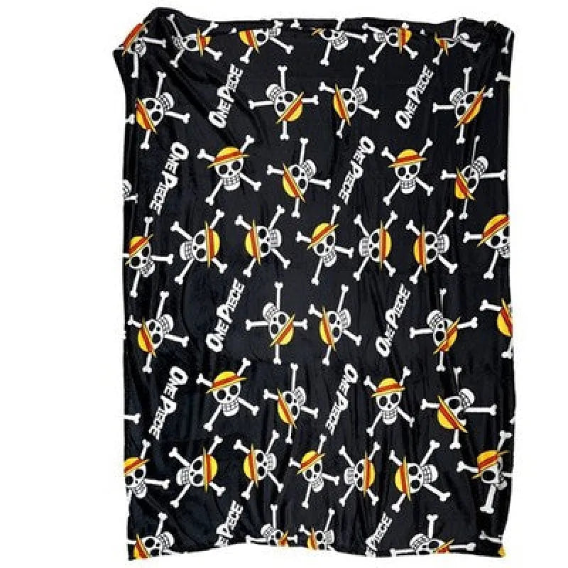 One Piece Anime Flanell Wohndecke warme Kuscheldecke 130x160 cm - WS-Trend.de