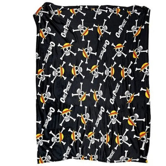 One Piece Anime Flanell Wohndecke warme Kuscheldecke 130x160 cm - WS-Trend.de