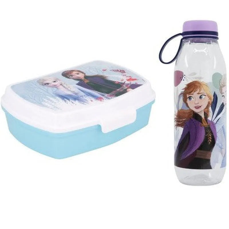Disney Die Eiskönigin Elsa 2 tlg Kinder Set Brotdose Trinkflasche 650 ml - WS-Trend.de