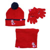 Disney Minnie Maus Set Kinder Herbst Wintermütze Snood plus Handschuhe