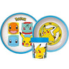 Pokemon Pikachu Kinder Anti Rutsch Geschirr-Set 3 teilig