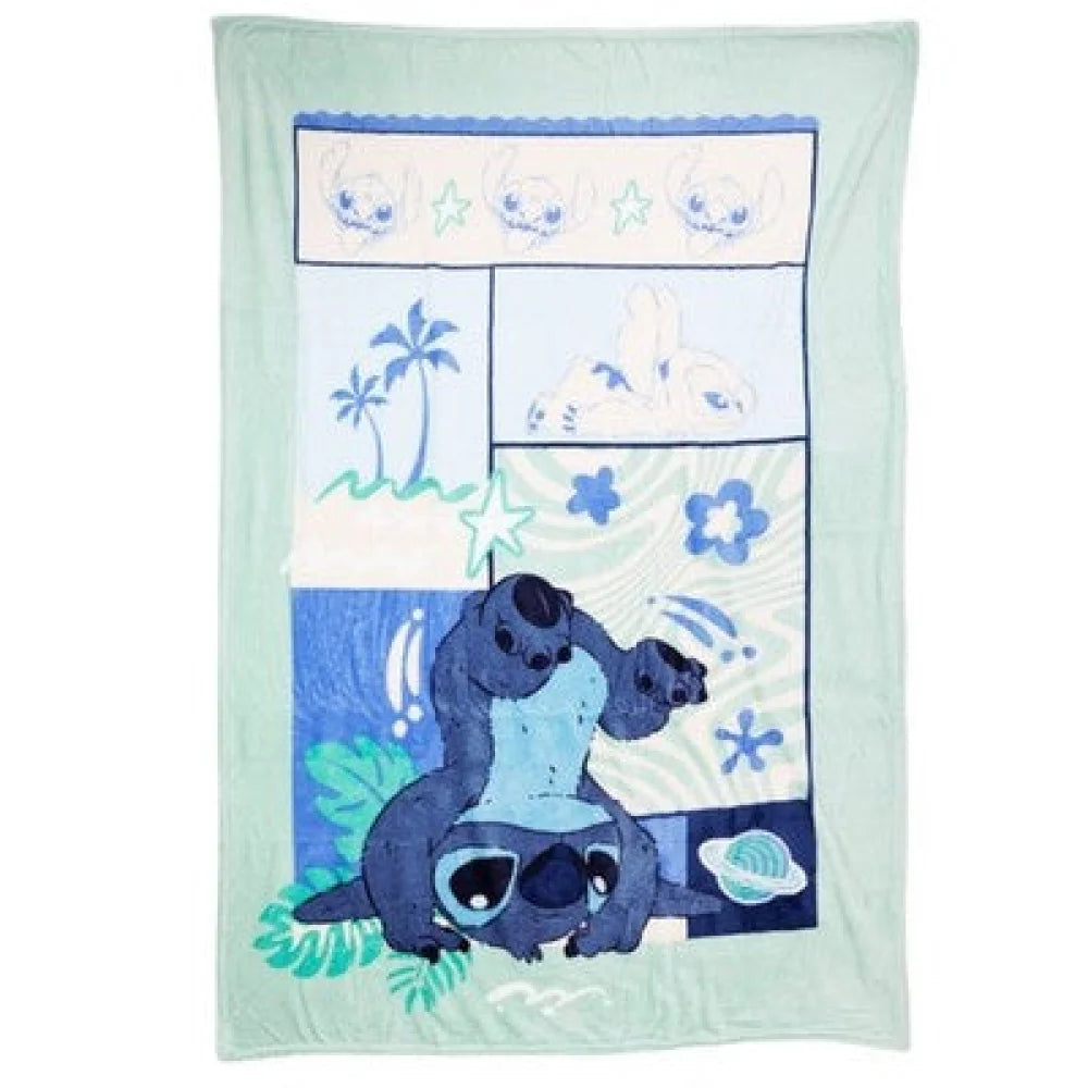 Disney Lilo und Stitch Flanell warme Kuscheldecke 110x150 cm - WS-Trend.de