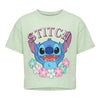 Disney Stitch Kinder Mädchen T-Shirt Kurzarm Shirt Gr. 98 bis 128 Baumwolle - Grün, 104